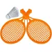 Set portabil rachetă badminton cu fluturaș de badminton mai multe variante