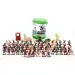 Set soldați jucărie din plastic cu accesorii