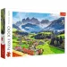 Sfânta Magdalena, Dolomiți, Italia puzzle de 1000 de piese - Trefl