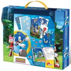 Sonic Set de colorat creativ în geantă – Lisciani imaginea 2