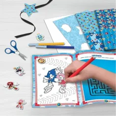 Sonic Set de colorat creativ în geantă – Lisciani imaginea 4