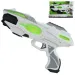Space Series: Armă spațială de culoare verde și alb cu lumină și sunet 25cm