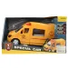 Special Car: Mașină de curierat rapid galben cu lumină și sunet, funcție pull-back 24cm