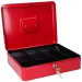 Spirit: casetă bani culoarea roșie 2bc cheie CB190 300x240x88mm