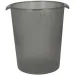 Spirit: Coș de gunoi din plastic transparent negru 12L