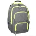 Spirit: E-Bag ghiozdan rotunjit gri si neon, rucsac 46x34x22cm