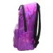 Spirit: Geantă de scoala mov metalic, rucsac 43x31x19cm