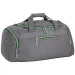 Spirit: gri geantă de sport verde neon fermoar 55x31x41cm