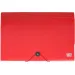 Spirit: Mapă pentru documente A4 cu 12 compartimente culoarea roșie