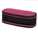 Spirit: My Bag negru și pink penar oval două compartimente