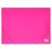 Spirit: Neon pink mapă plastic cu elastic mărimea A4