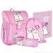 Spirit: Happy Cat roz 4buc. set de ghiozdă 38x28x17cm imaginea 1