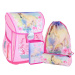 Spirit: Tânăr și Sălbatic set de 4 genți școlare roz 38x28x17cm