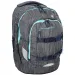 Spirit: Urban gri-turquoise ergonomic rucsac, ghiozdan