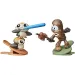 Star Wars Battle Bobblers Porgs vs Chewie figurină - Hasbro