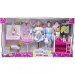 Steffi Love – Set de joacă Familie Petrecere în pijamale - Simba Toys