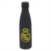 Sticlă termoizolantă din oțel inoxidabil negru-auriu Real Madrid, cu pereți dubli, 500 ml