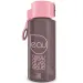 Sticlă pentru apă maro-roz 650ml