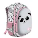St.Right Grey Panda două compartimente rucsac, ghiozdan 39x29x17cm