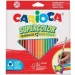 SuperColor formă triunghiulară 24 bucăți set creioane colorate - Carioca