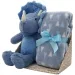 SweetDreams: Pătură și pluș triceratops de culoare albastră imaginea 2