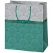 Szeretettel! pungă cadou elegantă cu incrustație de aur 26x13x33cm