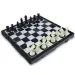Tablă de șah din plastic 3 in 1 cu piese de șah si dame