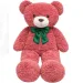 Teddy Greetings: Berry Hugs ursuleț de pluș roșu în cutie cadou 120cm