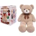 Teddy Greetings: Oat Cheer ursuleț de pluș alb în cutie de cadou 120cm