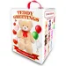 Teddy Greetings: Snow Wishes urs de pluș alb în cutie de cadou 120cm imaginea 2