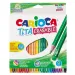 Tita creion colorat set 24 bucăți cu radieră - Carioca