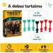 Tossit Starter Pack roșu-turcoaz silicon cu discuri adezive joc de societate imaginea 2