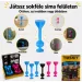 Tossit Starter Pack roz-bleu cu discuri de silicon adezive joc de societate imaginea 4