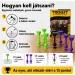 Tossit Starter Pack violet-verde joc de societate cu discuri de silicon adezive imaginea 3