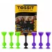 Tossit Starter Pack violet-verde joc de societate cu discuri de silicon adezive imaginea 1