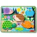 Touch & Feel Animale de pădure puzzle din lemn cu textură - Melissa & Doug imaginea 1