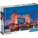 Tower Bridge noaptea HQC 1000 bucăți puzzle cu poster - Clementoni