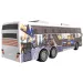 Travel City Bus Telecomandă RC cu lumină 27MHz scara 1/32 25cm