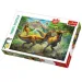 Tyrannosaurus luptător 160 bucăţi puzzle - Trefl