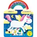 Unicorn - Colorează și lipește cu autocolante 2. caiet de activități