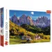 Val di Funes, Dolomites - Italia 1500 bucăți puzzle - Trefl