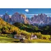 Valea Val di Funes, Dolomiți - Italia puzzle de 1500 de piese -Trefl imaginea 2