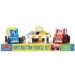 Vehicule de construcţii lemn şi figurine - Melissa &amp; Doug