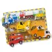 Vehicule de construcţii puzzle cu 6 elemente - Melissa &amp; Doug