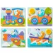 Vehicule lemn puzzle uriaș - Melissa &amp; Doug