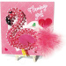 WowBox: Tablou cu Ață cu LED - Flamingo